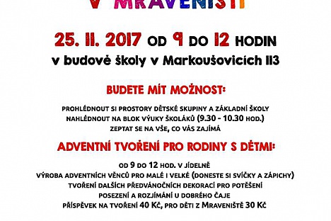 Den otevřených dveří v Mraveništi