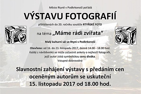 Slavnostní zahájení výstavy fotografií Rtyňské foto 2017