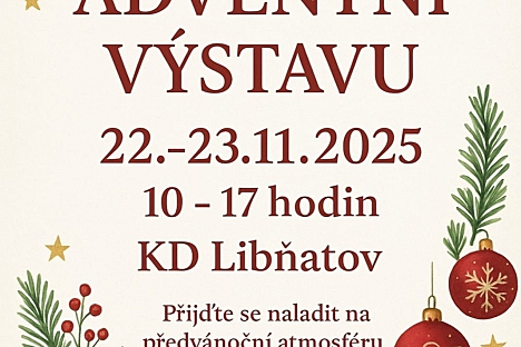 Vánoční kouzlo v Libňatově – Adventní výstava 2025