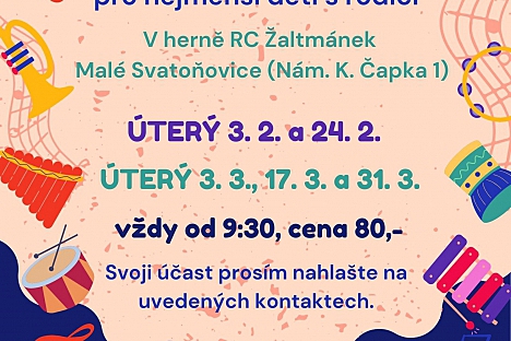 Hudební a tvořivé setkání pro nejmenší