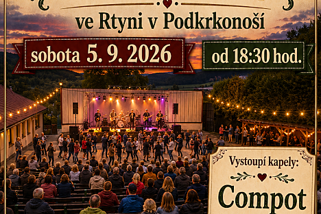 Posvícenská zábava ve Rtyni v Podkrkonoší