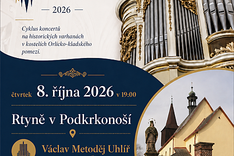 Orlicko-kladský varhaní festival míří do Rtyně v Podkrkonoší! 