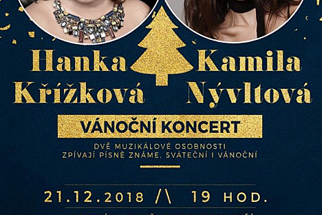 Vánoční koncert Hany Křížkové a Kamily Nývltové