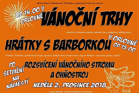 Vánoční trhy ve Rtyni v Podkrkonoší