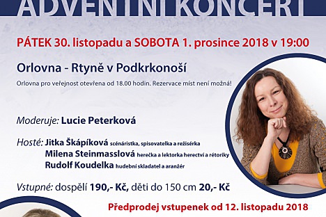Adventní koncert ve Rtyni v Podkrkonoší