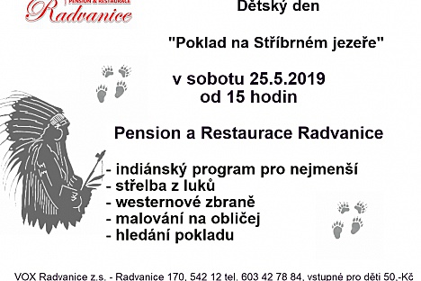 Dětský den "Poklad na Stříbrném jezeře"