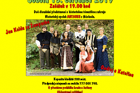 Divadelní představení na hradě Vízmburk