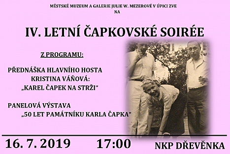 IV. letní čapkovské soirée