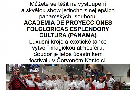 Panamský taneční soubor v Havlovicích