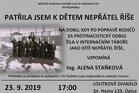 Patřila jsem k dětem nepřátel říše