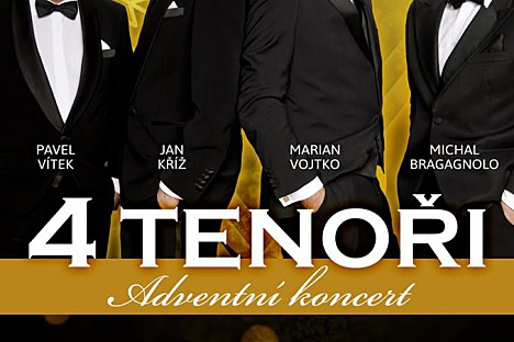 Adventní koncert 4 tenoři