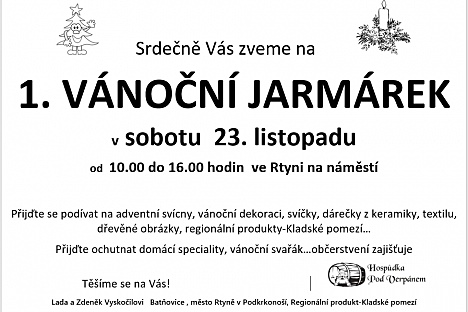 1. vánoční jarmárek