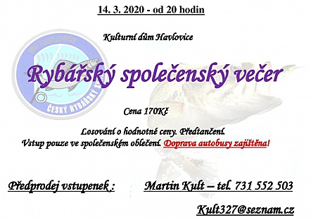 Rybářský společenský večer