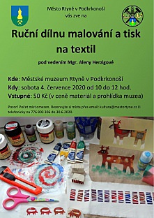 Ruční dílna malování a tisk na textil