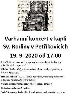 Varhanní komcert